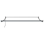 vidaXL Store Rétractable Manuel Vert et Blanc 350x250 cm