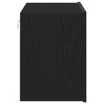 vidaXL Meuble TV Chêne noir 80x30x41 cm Bois d'ingénierie