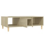 Vidaxl table basse chêne sonoma 103 5x60x35 cm aggloméré