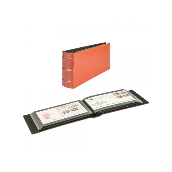 Album Firmo L pour ranger 108 billets de banque  lettres  photos. Couleur - Bordeaux
