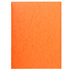 Chemise 3 rabats SANS élastique carte lustrée 24 x32 cm Orange EXACOMPTA