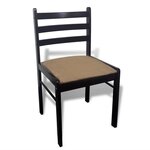 vidaXL Chaises à manger lot de 6 marron bois solide et velours