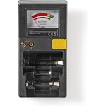 Testeur de piles AAA  AA  C  D  9 V et piles-boutons NEDIS