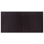 vidaXL Tapis rectangulaire marron foncé 100x200 cm bambou