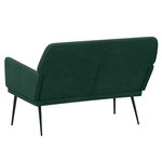 vidaXL Banc Vert foncé 108x79x79 cm Velours