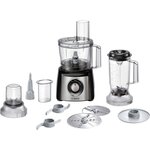 Robot multifonction bosch multi talent mcm3501m - noir et inox