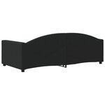 vidaXL Lit de repos noir 90x190 cm tissu