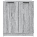 vidaXL Buffets 2 Pièces Sonoma gris 60x30x70 cm Bois d'ingénierie