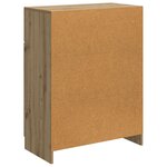 vidaXL Buffet Chêne artisanal 66 x 34 5 x 87 cm Bois d'ingénierie