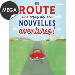 Carte départ en route vers de nouvelles aventures - draeger paris