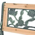 vidaXL Banc de jardin 122 cm Bois