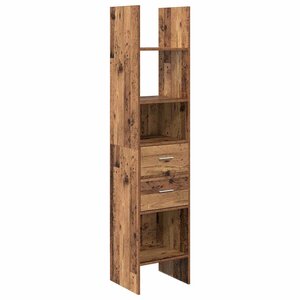 vidaXL Bibliothèque Bois ancien 40 x 35 x 180 cm Bois d'ingénierie
