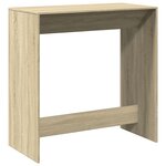 vidaXL Table de bar chêne sonoma 102x50x103 5 cm bois d'ingénierie