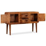 vidaXL Buffet Bois massif avec finition miel 120x30x75 cm