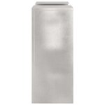 vidaXL Supports pour plantes 2 Pièces Argent 24 x 24 x 55 cm