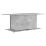 vidaXL Table basse gris béton 102x55 5x40 cm bois d'ingénierie
