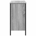 vidaXL Armoire lavabo de salle de bain sonoma gris 80x30x60 cm