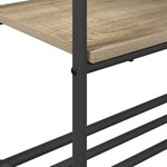 vidaXL Portant à vêtements avec étagères Chêne sonoma 77 x 30 x 171 cm