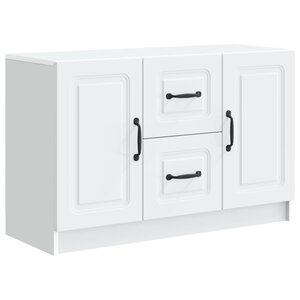 vidaXL Buffet Blanc 89 x 34 5 x 57 cm Bois d'ingénierie