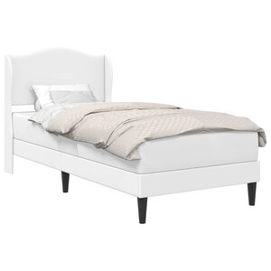 vidaXL Cadre de lit avec tête de lit Blanc 80 x 200 cm Simili cuir