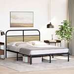 vidaXL Cadre de lit sans matelas 140x200 cm chêne sonoma