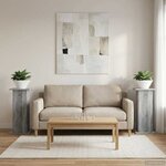 vidaXL Support de Plante 2 pièces Sonoma gris 30 5 x 30 x 60 5 cm