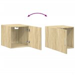 vidaXL Armoire murale chêne sonoma 40x42 5x40 cm bois d'ingénierie