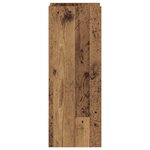 vidaXL Support de Plante 2 pièces Bois ancien 30 x 30 x 80 cm