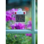 Nature Thermomètre numérique de fenêtre 13 x 10 x 3 cm
