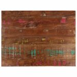 vidaXL Dessus de table 80x60x3 8 cm rectangulaire bois massif récupéré