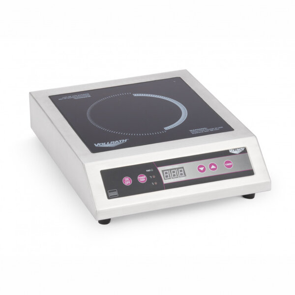 Réchaud induction mirage vollrath® 2 6 kw - pujadas -  - acier inoxydable330 x420x100mm