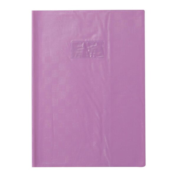 Protège-cahier Madras PVC 22/100e Avec Rabat Marque page 21x29 7 violet CALLIGRAPHE