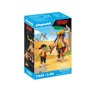 Figurine PLAYMOBIL Soupalognon y Crouton et Pepe - Astérix en Hispanie