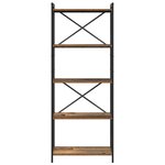 vidaXL Étagère Bois ancien 60 x 30 x 155 cm Bois d'ingénierie