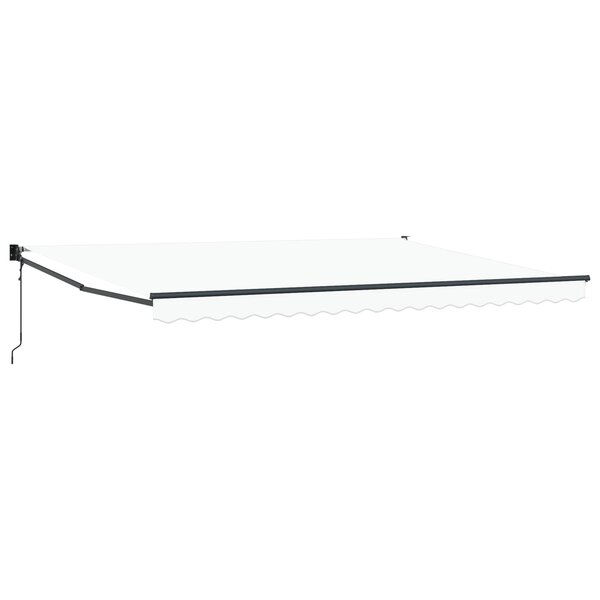 vidaXL Auvent Blanc 450 x 300 x 165 cm Polyester et métal