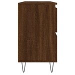 vidaXL Armoire salle de bain chêne marron 80x33x60cm bois d'ingénierie