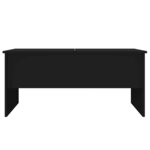 vidaXL Table basse noir 102x50 5x46 5 cm bois d'ingénierie