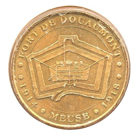Mini médaille monnaie de paris 2007 - fort de douaumont