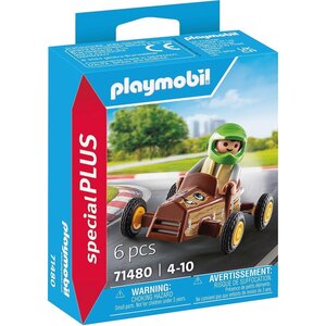 PLAYMOBIL 71480 - Enfant avec Voiture de Karting