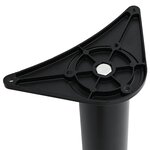vidaXL 4 pieds de table réglables en hauteur 710 mm Noir