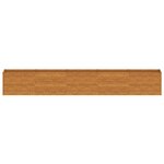 vidaXL Lit surélevé de jardin 482x50x69 cm acier corten
