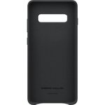 Samsung coque en cuir s10+ noir
