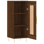 vidaXL Buffet Chêne marron 34 5x34x90 cm Bois d'ingénierie