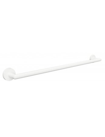 Porte-serviettes mural WHITE en laiton blanc 65,5cm