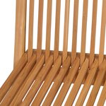 vidaXL Ensemble à manger de jardin 9 Pièces Bois de teck massif