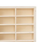 vidaXL Vitrine de collection en bois avec 90 compartiments