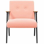 vidaXL fauteuil Rose 59 x 75 x 78 cm