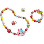 Jeu créatif - Création de bijoux en bois - Collier  bague et bracelet - Dès 4 ans - Janod
