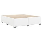 vidaXL Cadre de lit sans matelas blanc 200x200 cm similicuir