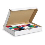 Boîte extra-plate d’expédition carton blanche 24x18x5 cm (lot de 50)